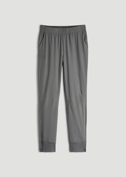 Featherweight Perforated Training Joggers for Tall Men in Graffiti