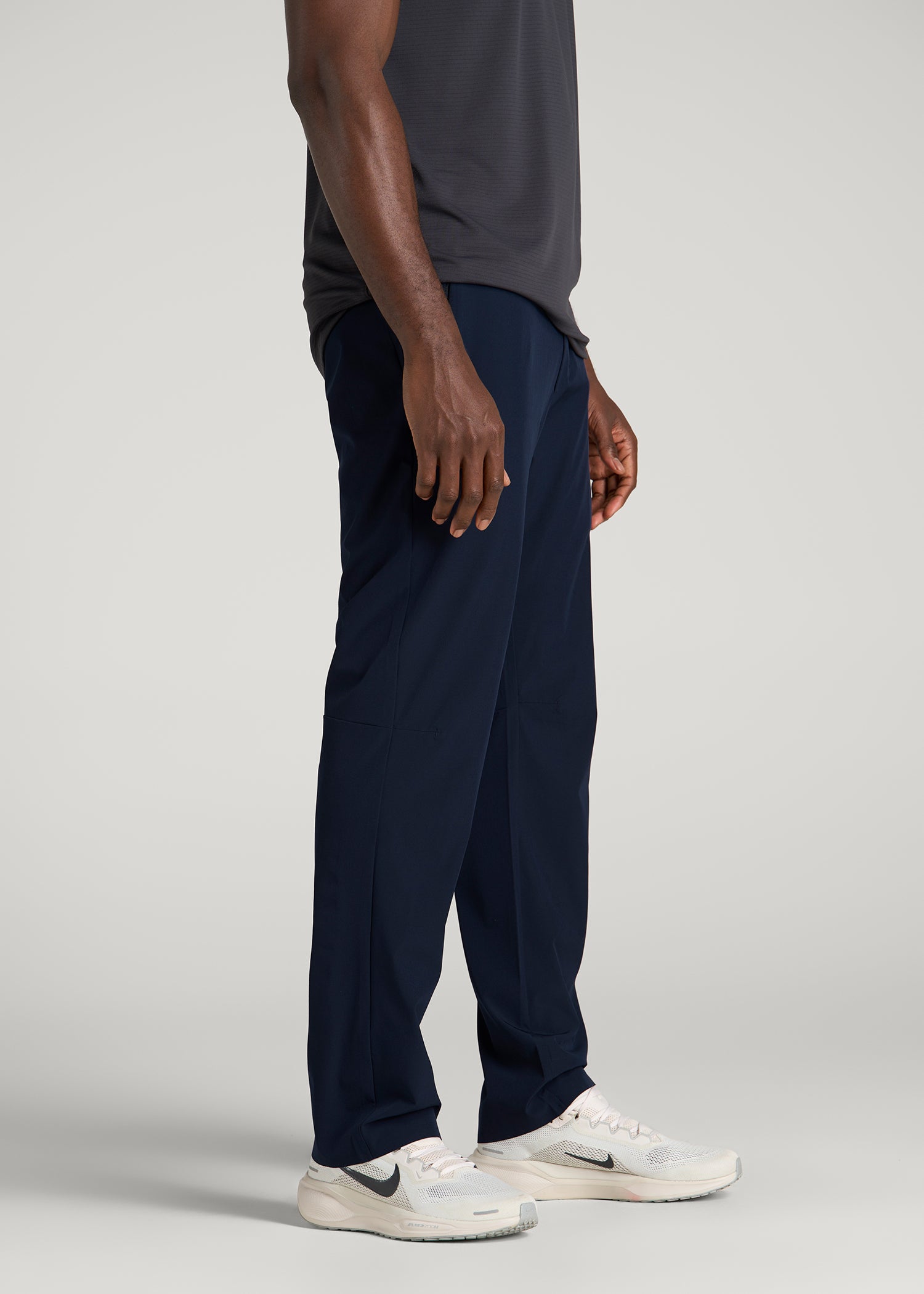 Featherweight Straight Leg Track Pant for Tall Men in Royal Navy