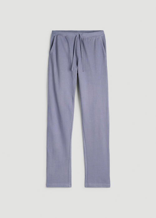 Field Knit Jersey Pull-on Pants for Tall Men in Blue Granite