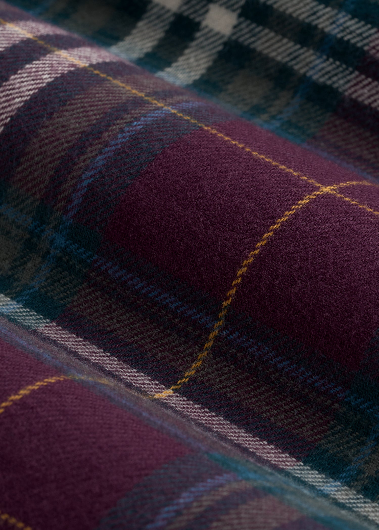 Flannel Pajama Pants for Tall Men in Maroon Plaid