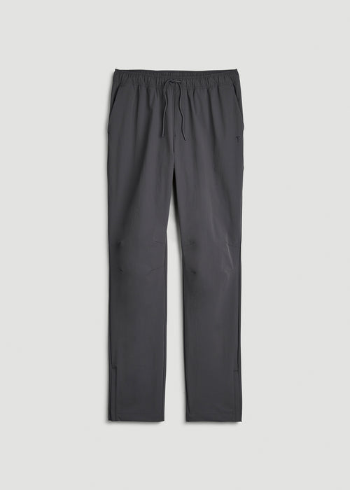 Flex Nylon Pants for Tall Men in Iron Grey