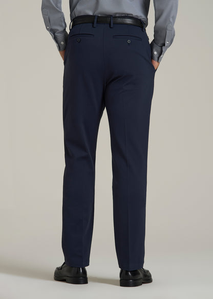 Flex Tech Suit Pants for Tall Men in Navy