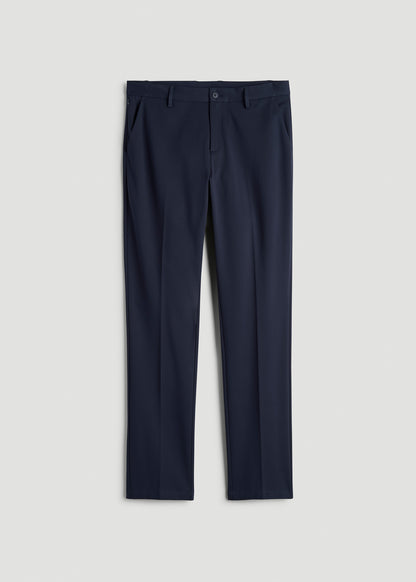 Flex Tech Suit Pants for Tall Men in Navy
