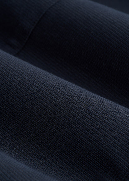 Textured Garment Washed Stretch Cotton Suit Pants for Tall Men in Evening Blue