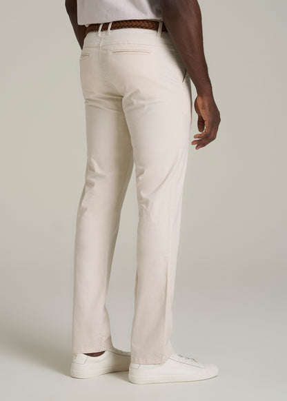 J1 STRAIGHT Leg Chinos for Tall Men in Chalk