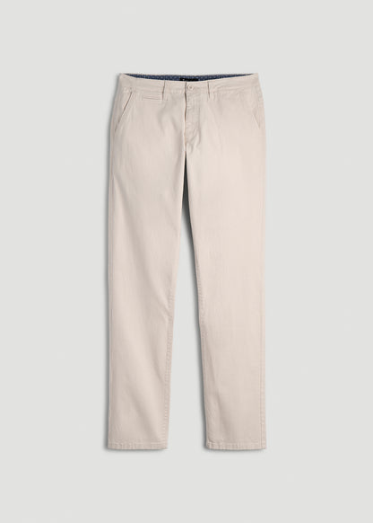 J1 STRAIGHT Leg Chinos for Tall Men in Chalk