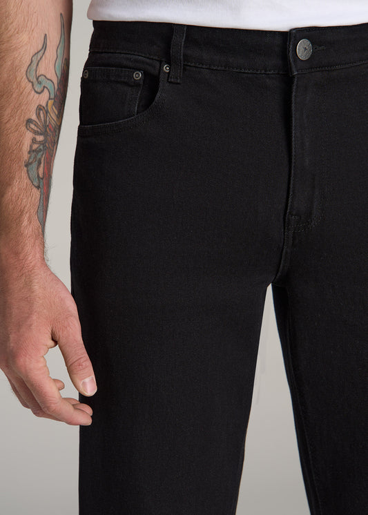 J1 STRAIGHT LEG Jeans for Tall Men in Black