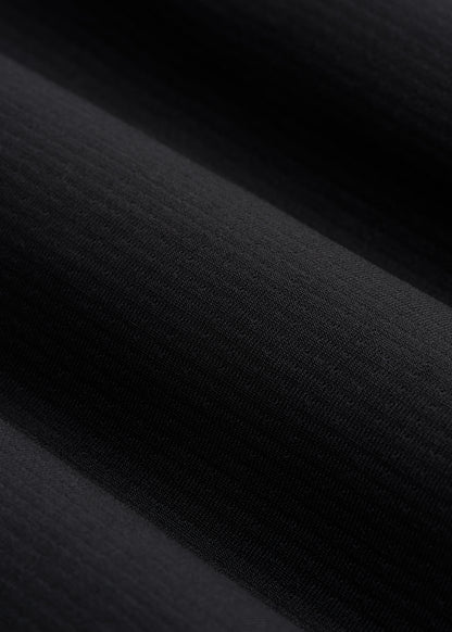 Long Sleeve Vented Training Top for Tall Men in Black