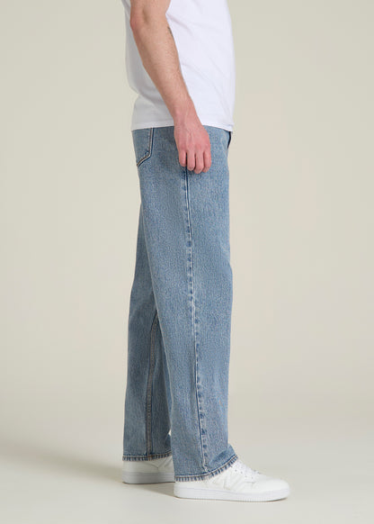 Loose Fit Jeans for Tall Men in Perfect Blue