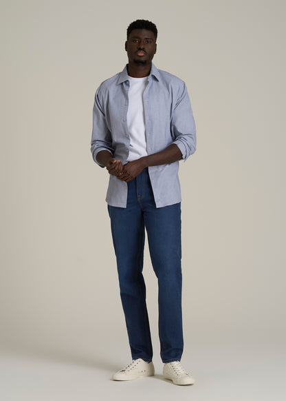 Milo RELAXED TAPERED FIT Jeans for Tall Men in Midnight Blue Wash