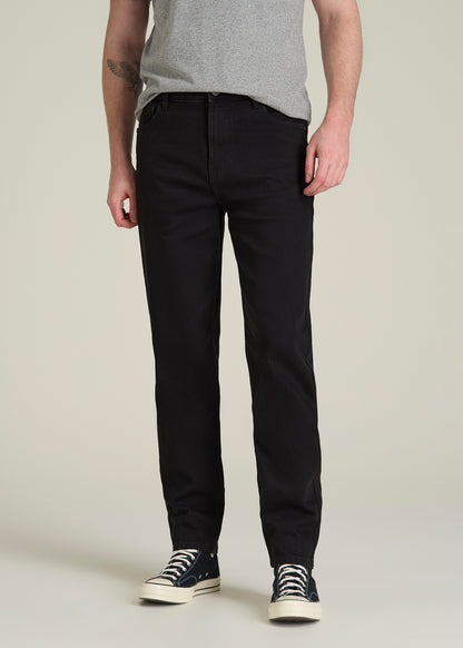 MILO Relaxed Tapered Fit Jeans for Tall Men in Optimum Black