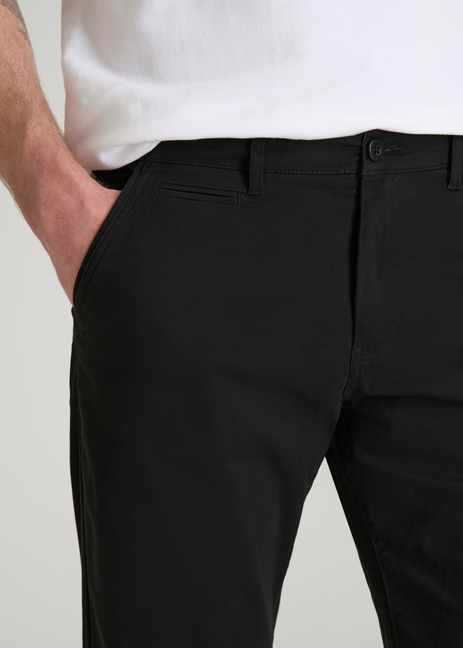 Mason RELAXED Chinos for Tall Men in Black