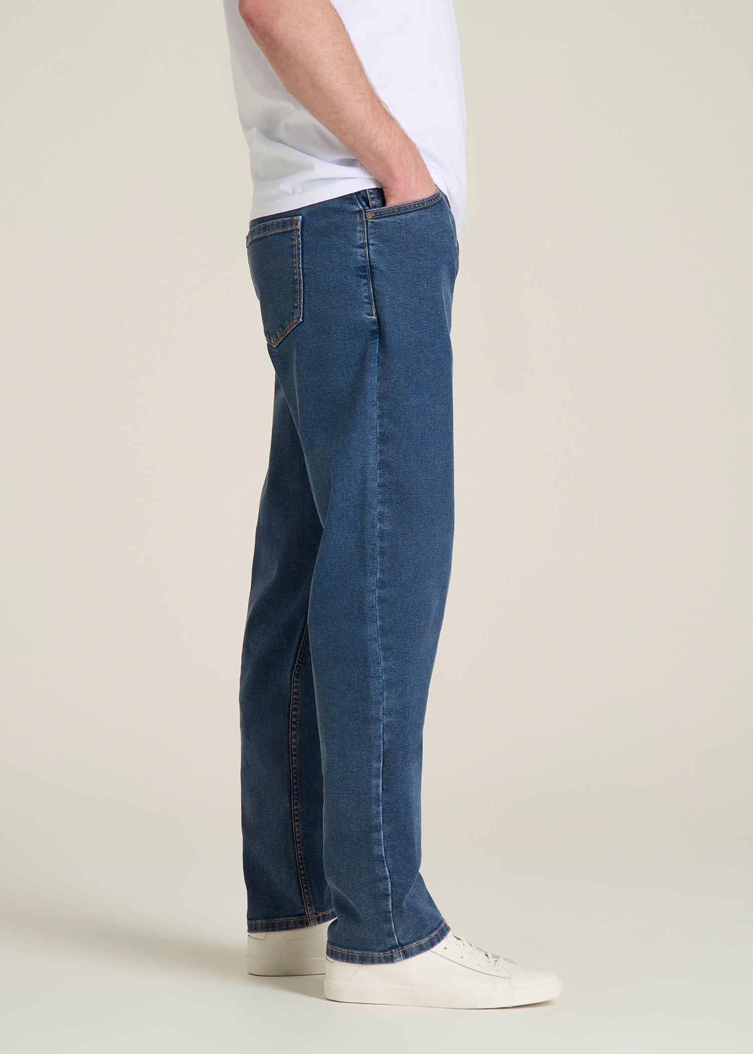 Mason Relaxed Fit Jeans for Tall Men in New Colorado Blue