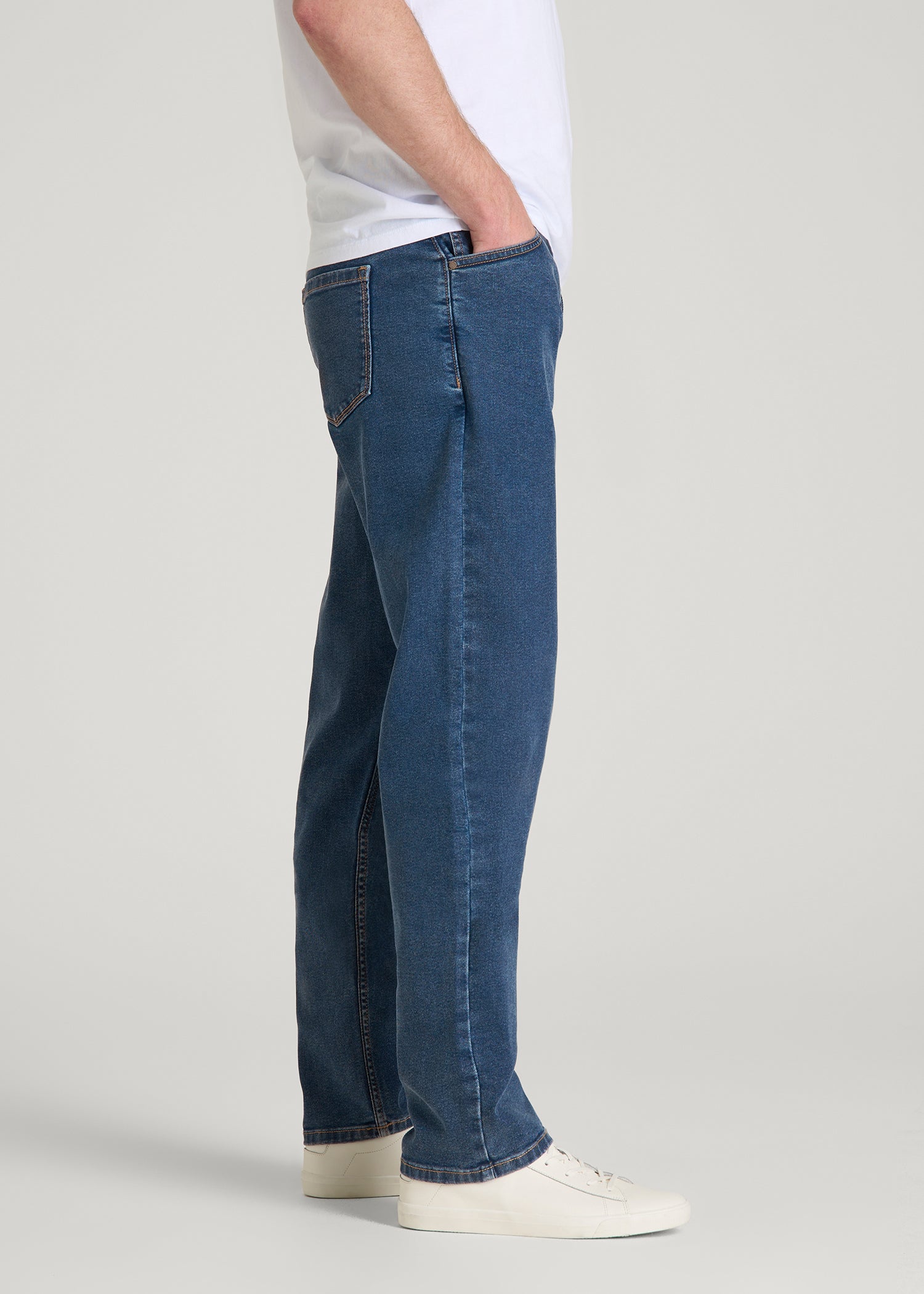 Mason Relaxed Fit Jeans for Tall Men in New Colorado Blue