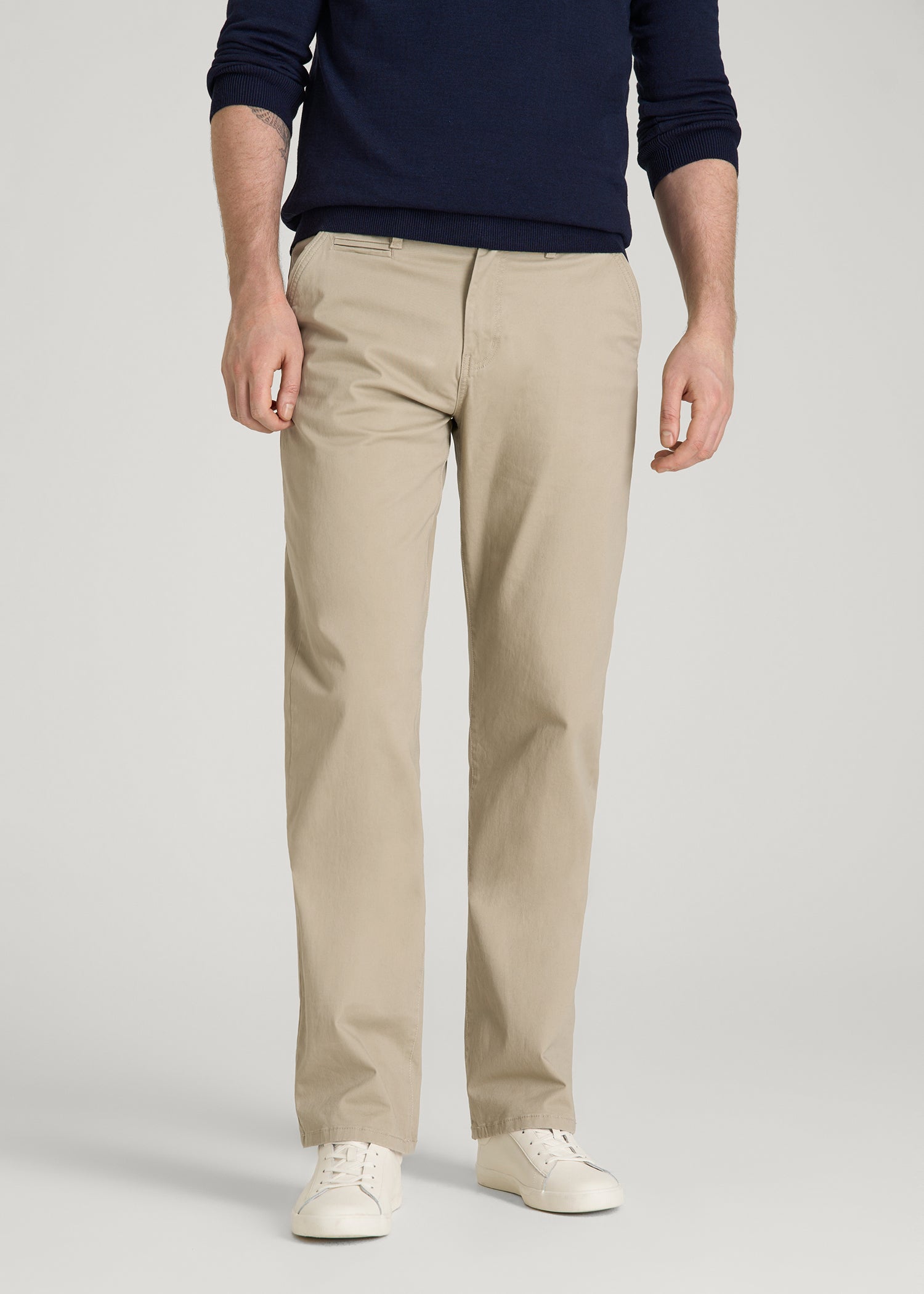 Chino Pants Khaki: Men's Tall Mason Relaxed Fit Chino Pants