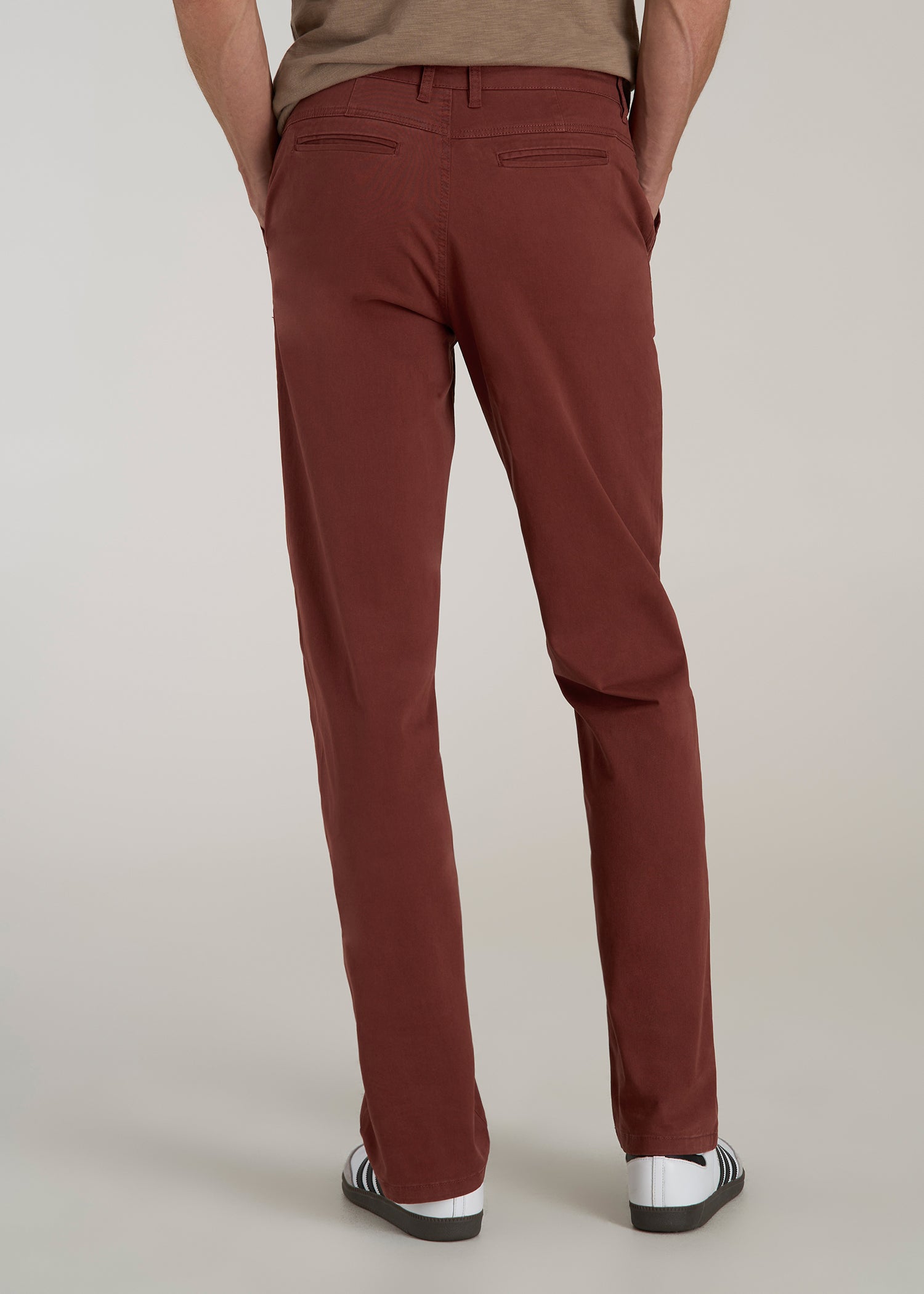 Mason RELAXED Chinos for Tall Men in Intense Rust