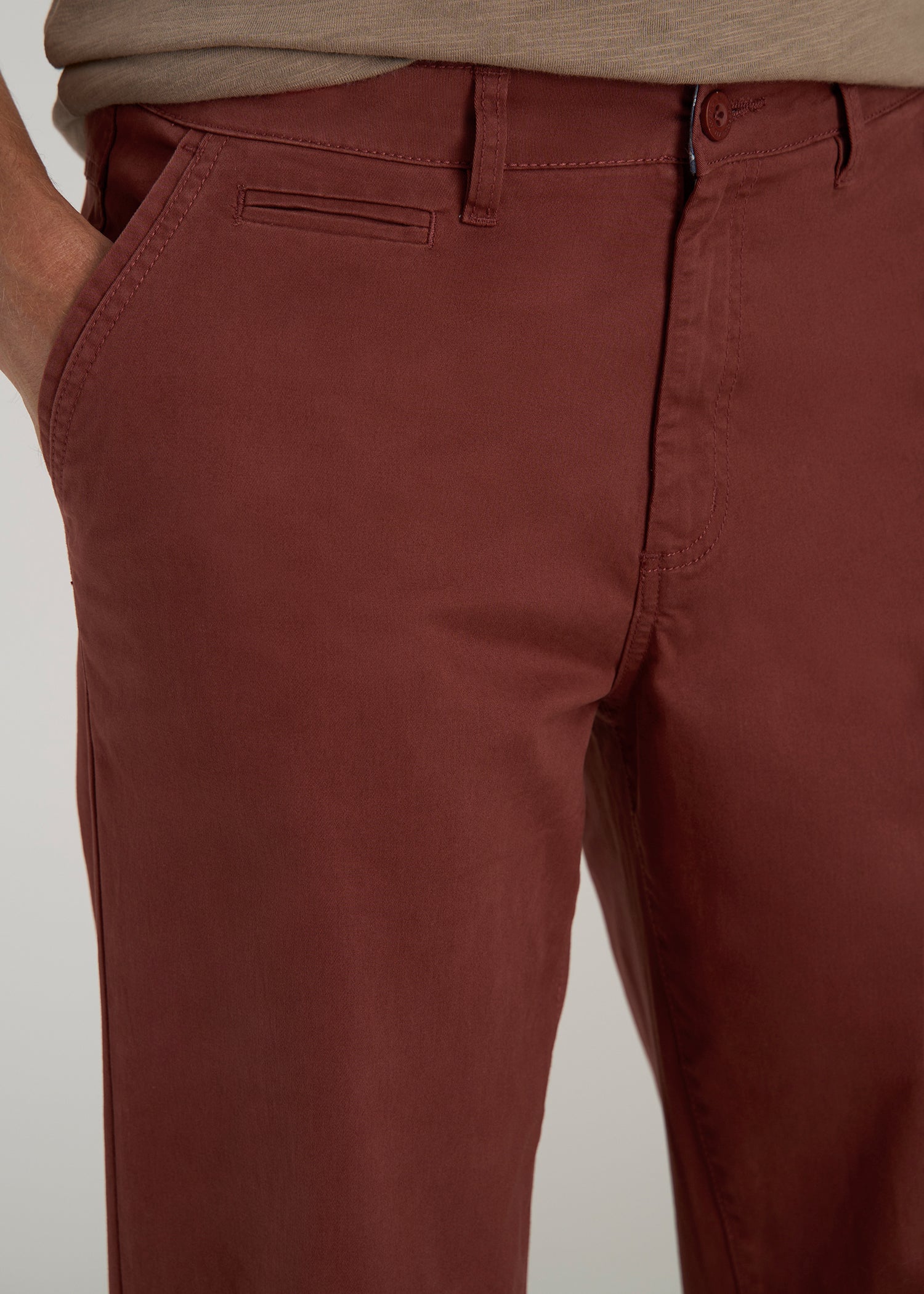 Mason RELAXED Chinos for Tall Men in Intense Rust