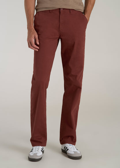 Mason RELAXED Chinos for Tall Men in Intense Rust