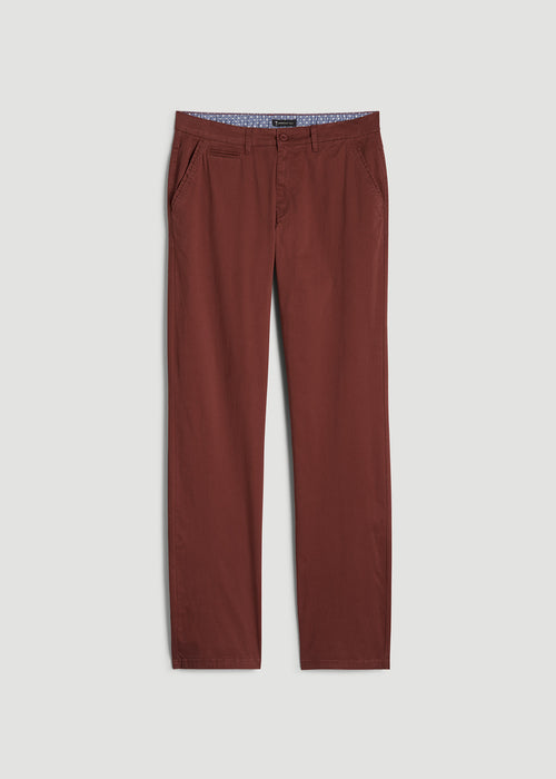 Mason RELAXED Chinos for Tall Men in Intense Rust
