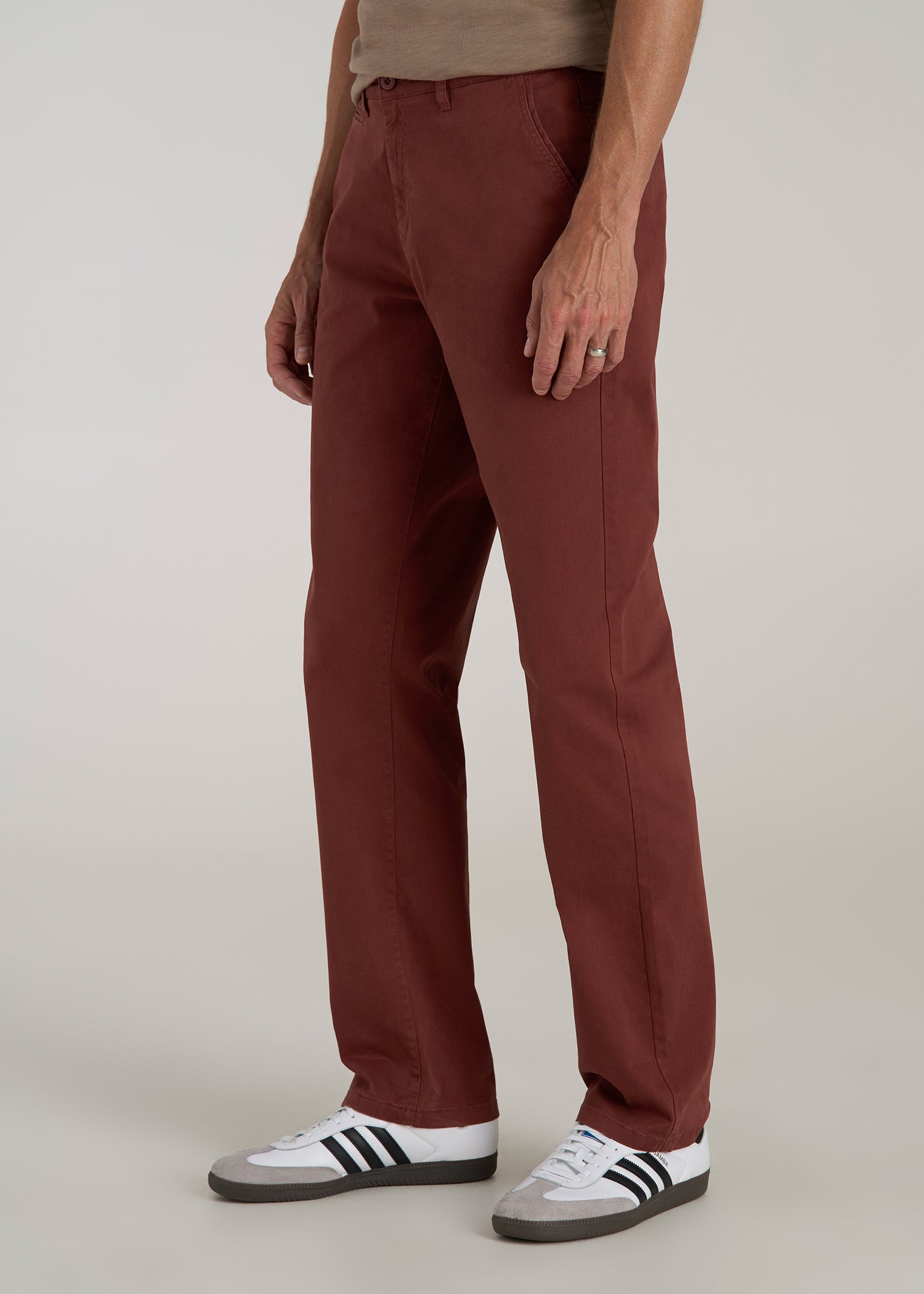 Mason RELAXED Chinos for Tall Men in Intense Rust