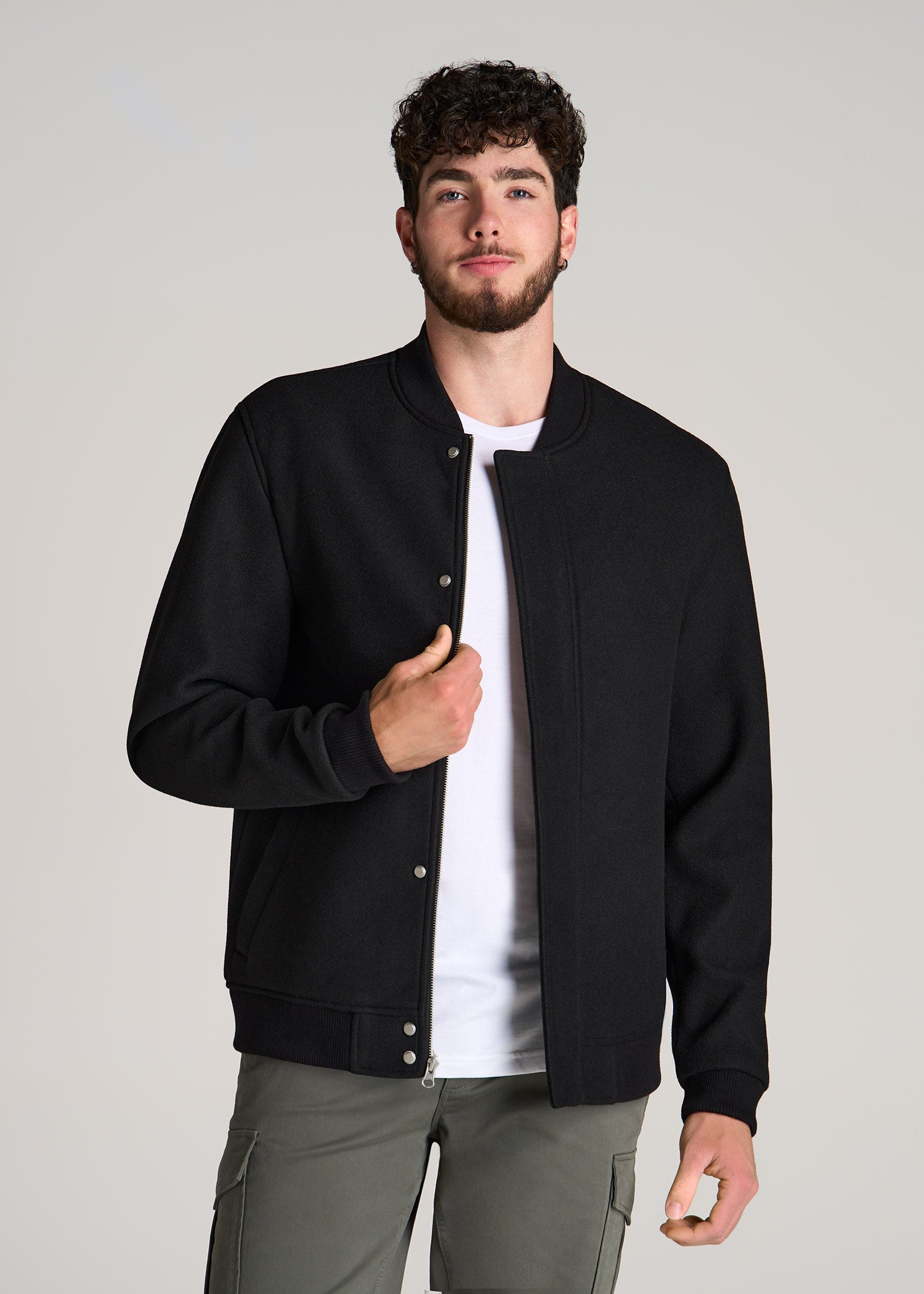 Melton Varsity Jacket for Tall Men | American Tall