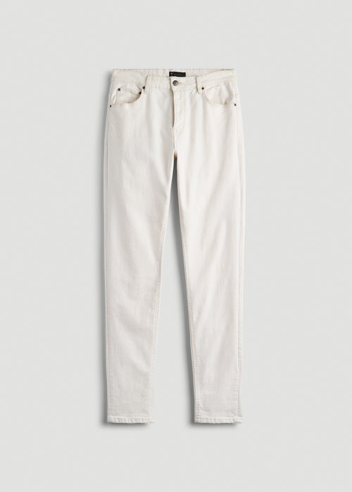 Milo RELAXED TAPERED FIT Jeans for Tall Men in Ecru Buff