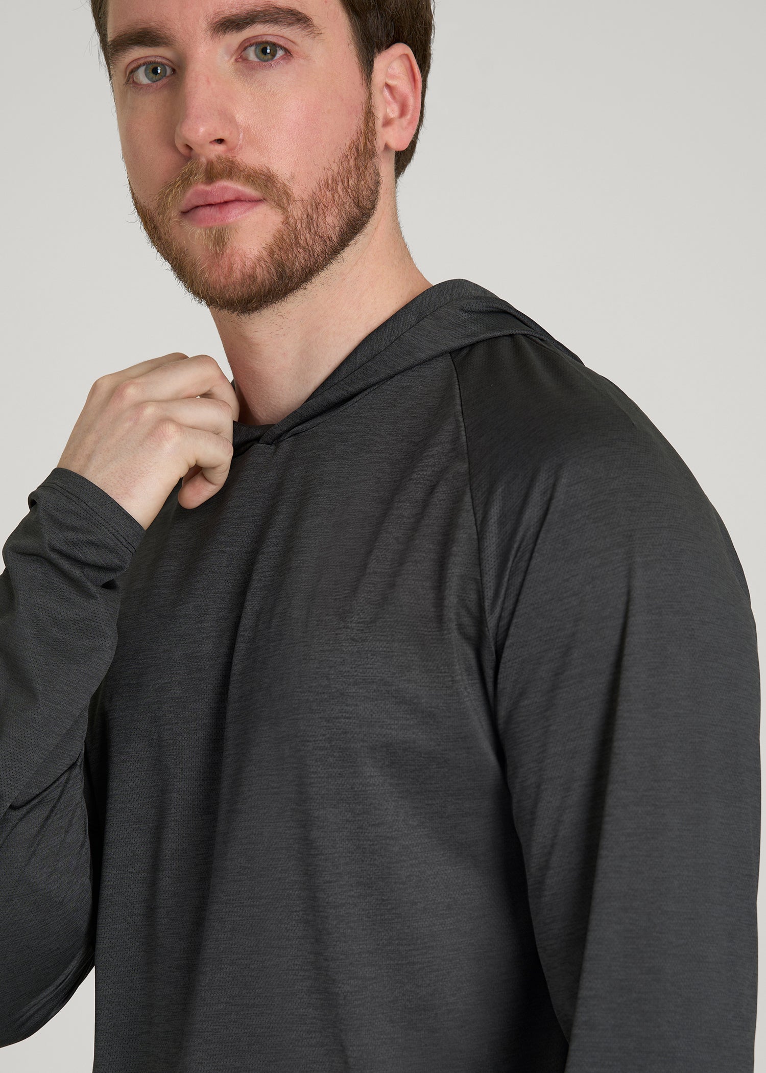 A.T. Performance Training Hoodie for Tall Men in Graffiti Space Dye