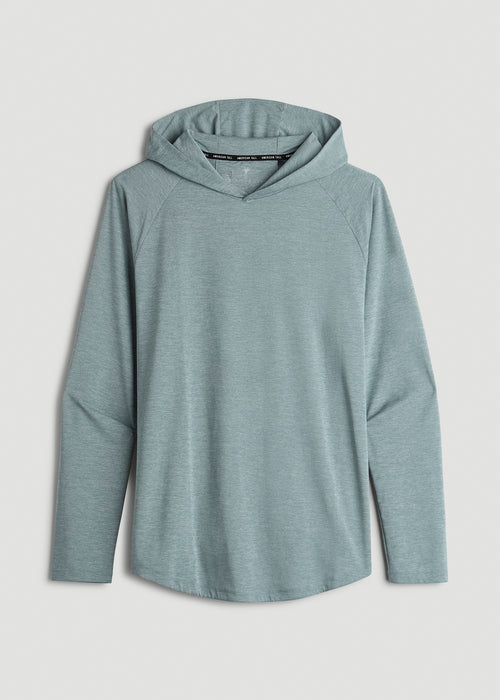 A.T. Performance Training Hoodie for Tall Men in Trooper Space Dye