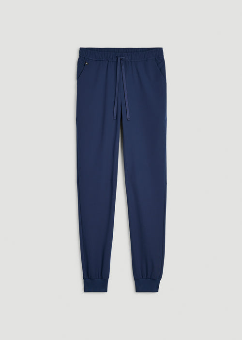 Scrub Joggers for Tall Men in Navy Blue