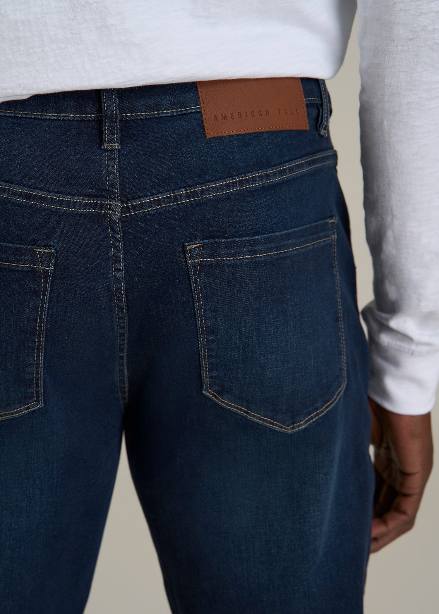 Mason RELAXED Jeans for Tall Men in Blue Steel