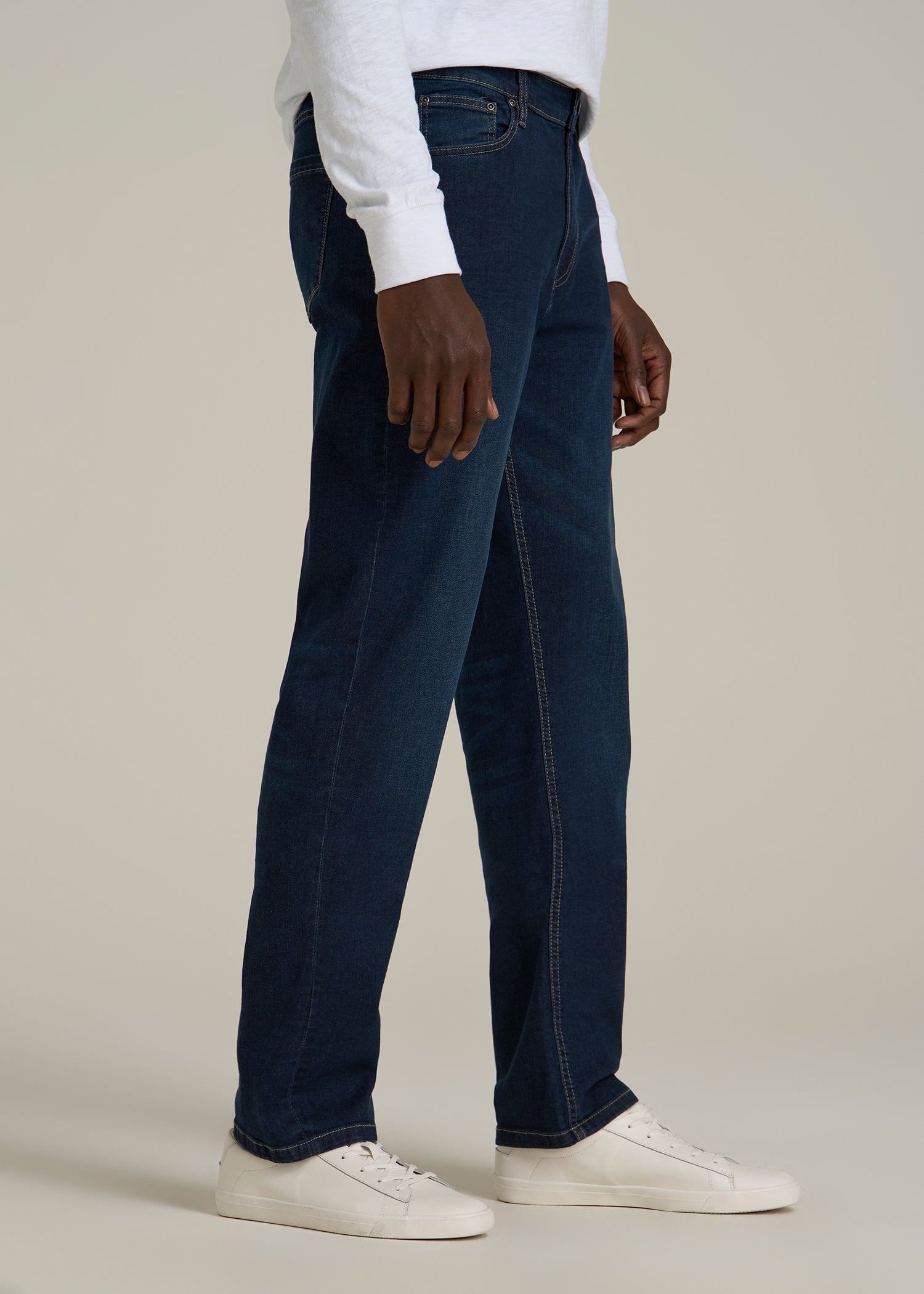 Mason RELAXED Jeans for Tall Men in Blue Steel