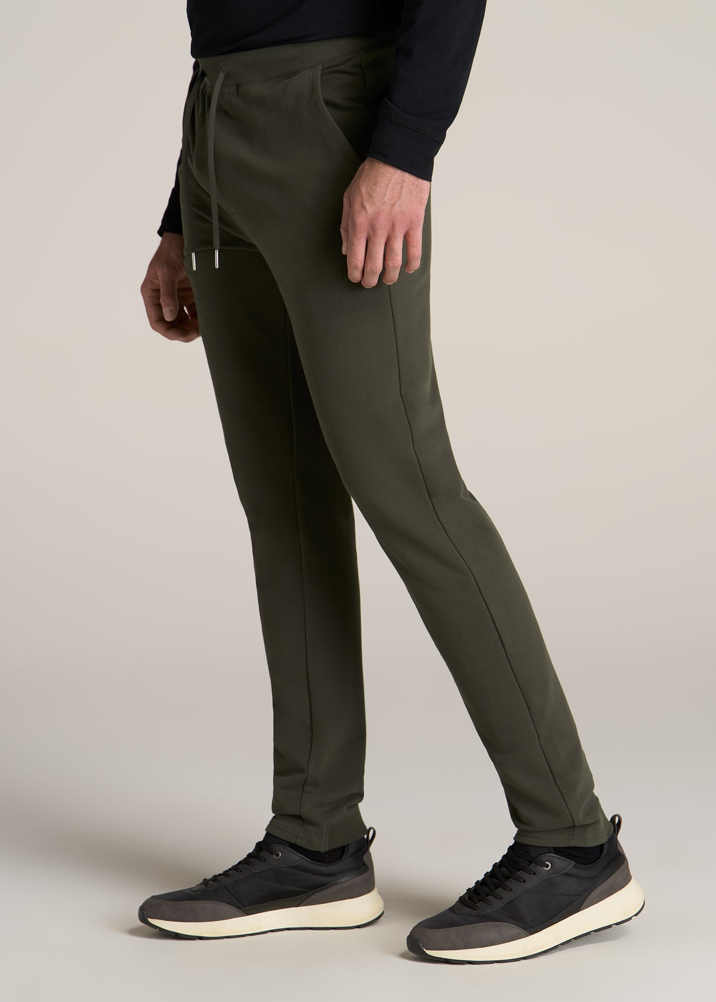 American-Tall-Men-Microsanded-French-Terry-Sweatpant-Hunter-Green-Side