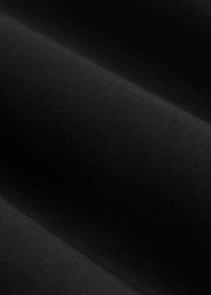 Minimalist Trench Coat for Tall Men in Black