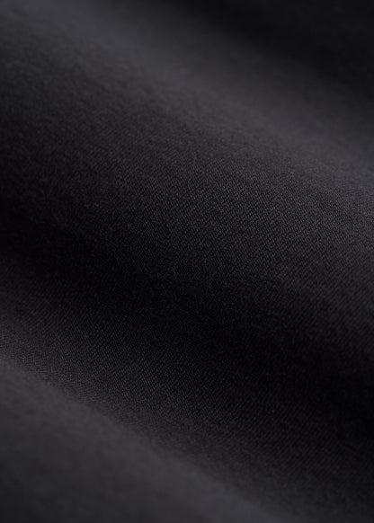 The Essential MODERN-FIT Crewneck Long Sleeve Tall Men's Tee in Black