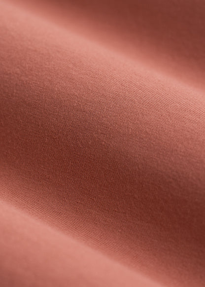 The Essential MODERN-FIT Crewneck Long Sleeve Tall Men's Tee in Persimmon