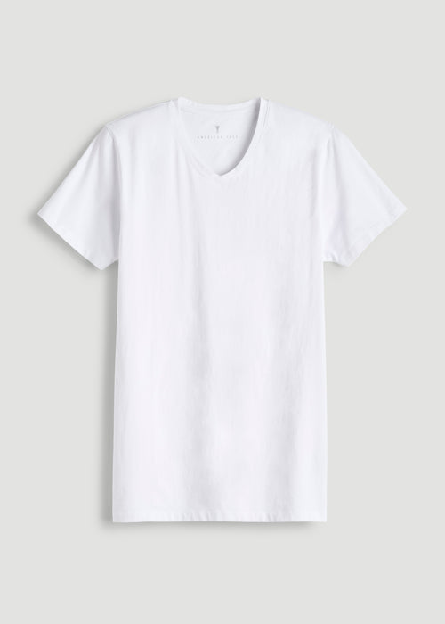 The Essential MODERN-FIT V-Neck Tee for Tall Men in White