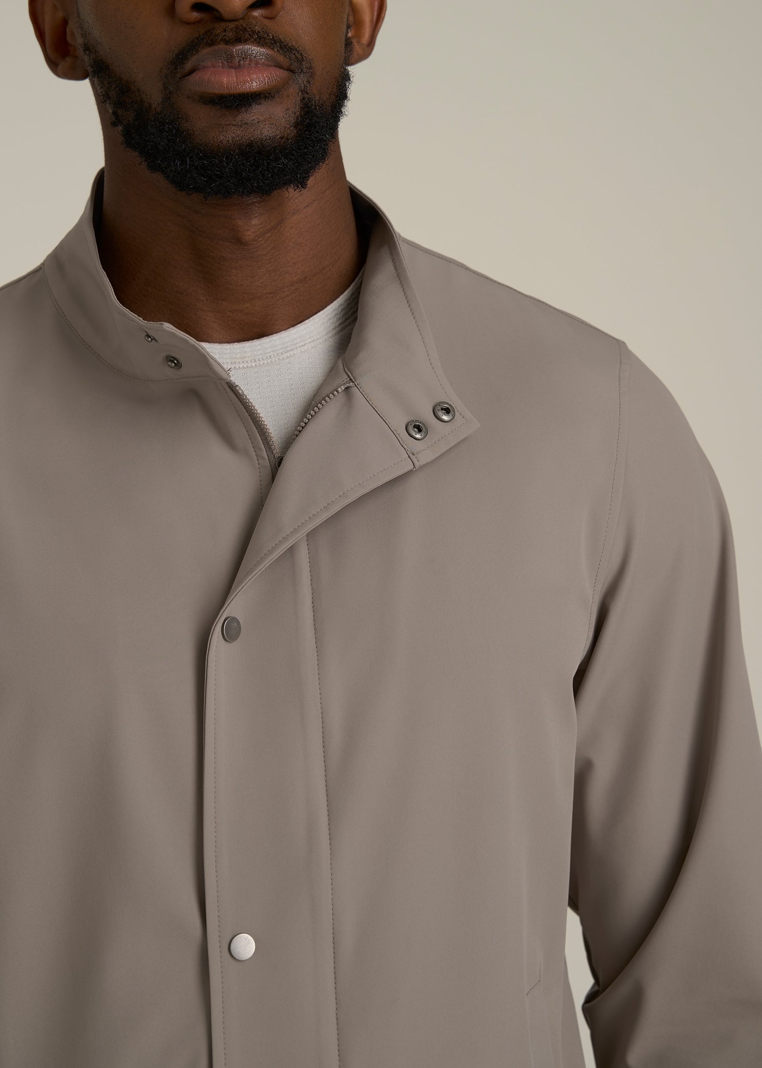 Motion Bomber Jacket for Tall Men in Portobello