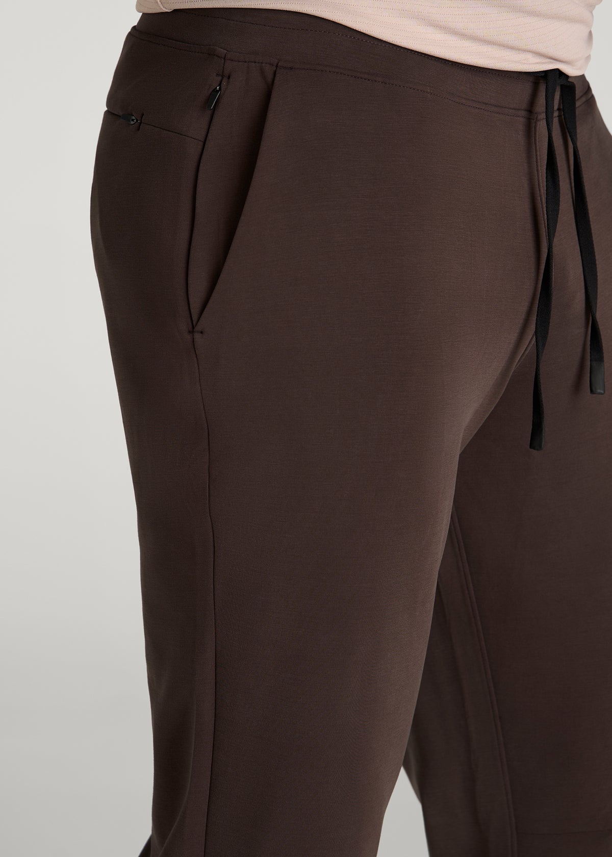 Neo Stretch Performance Joggers for Tall Men in Espresso