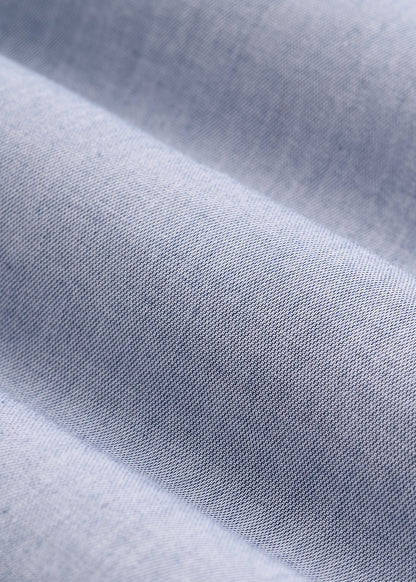 Oskar Button-Up Dress Shirt for Tall Men in Navy Micro Texture