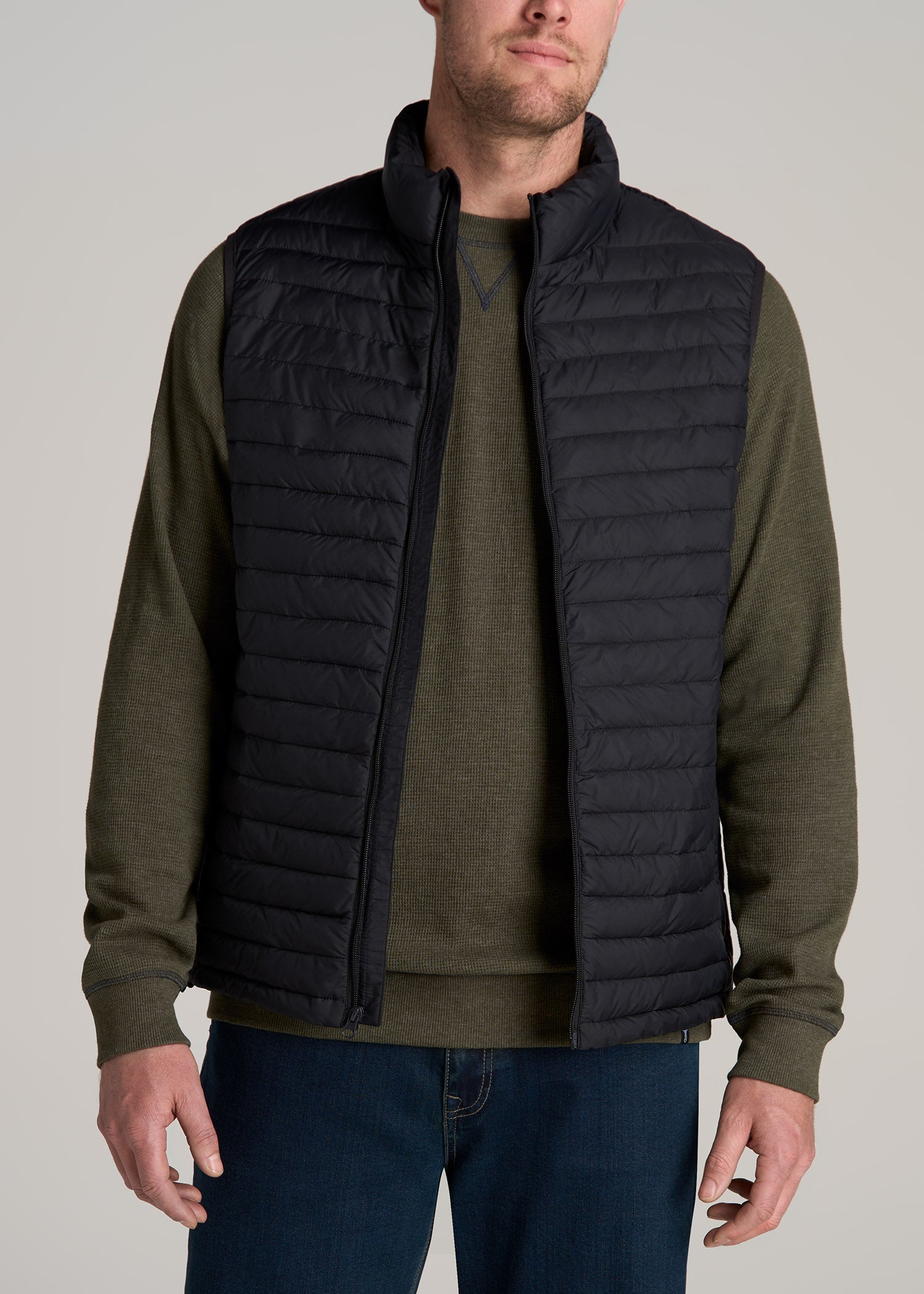 Wrangler Big and Tall Vests for Men – Mens Polar Fleece Zip Up Sleeveless  Vest at  Men's Clothing store