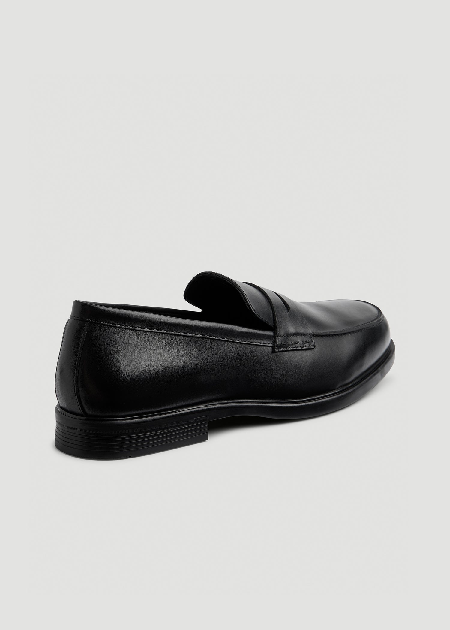 Penny Loafers for Tall Men in Black