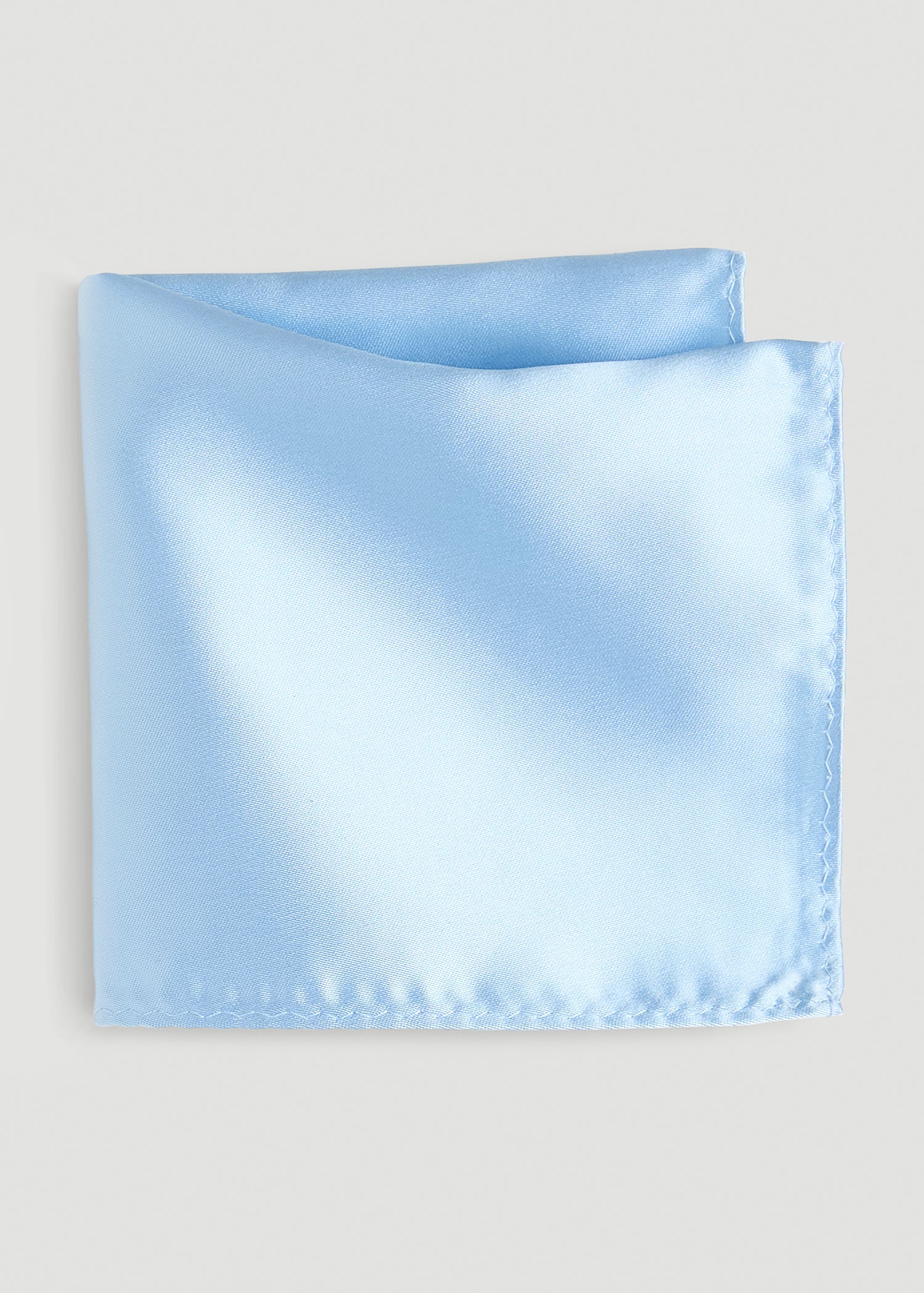 Pocket Square for Tall Men in Ice Blue