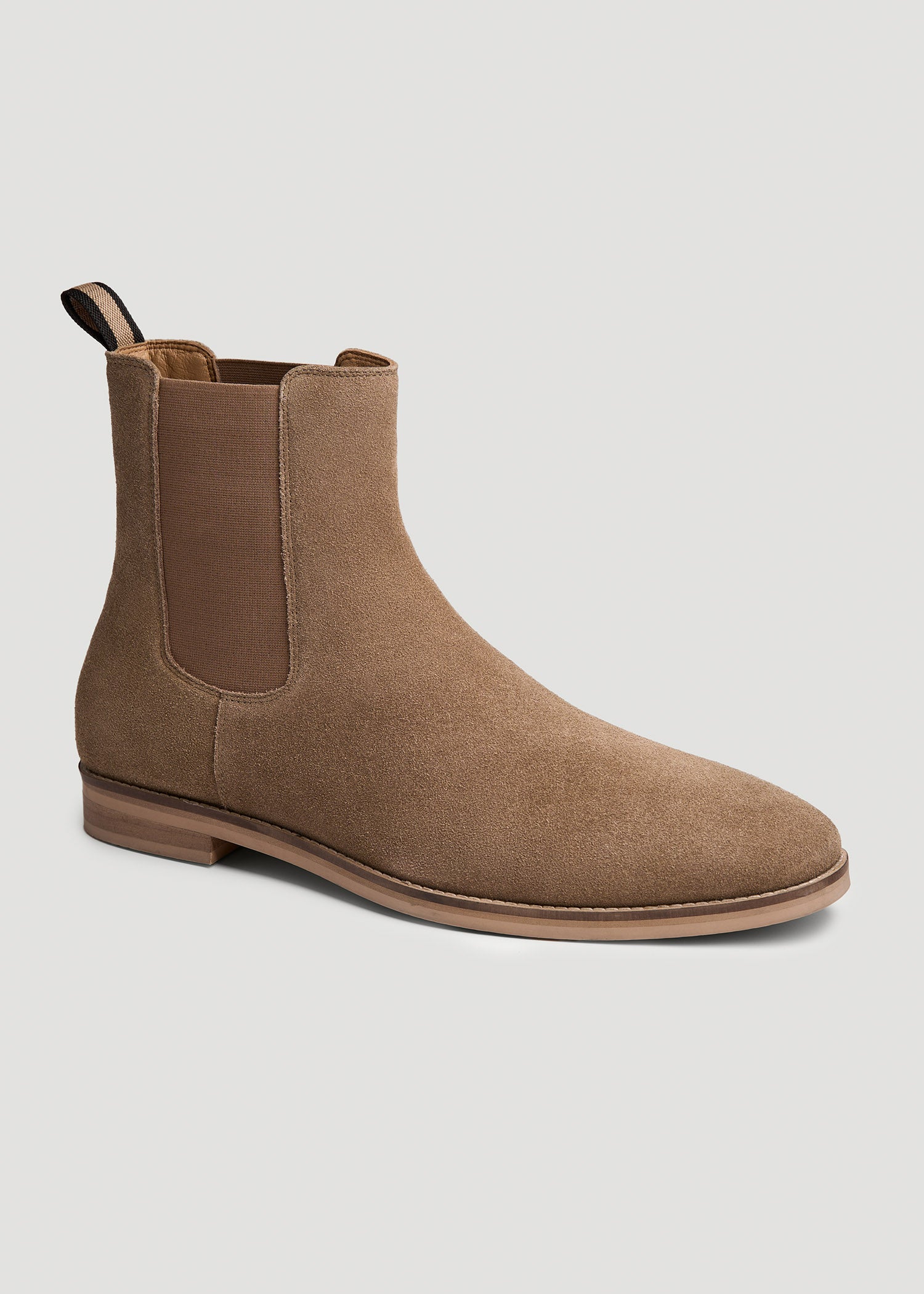 Men's Tall Pull On Boots in Beige American Tall - Main Image