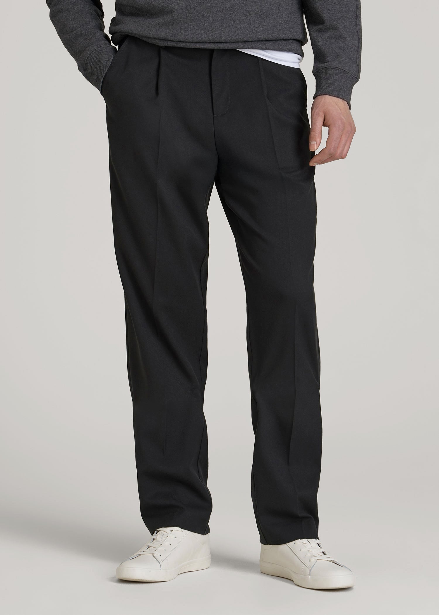 mens black pleated dress pants Men's Pleated Pants