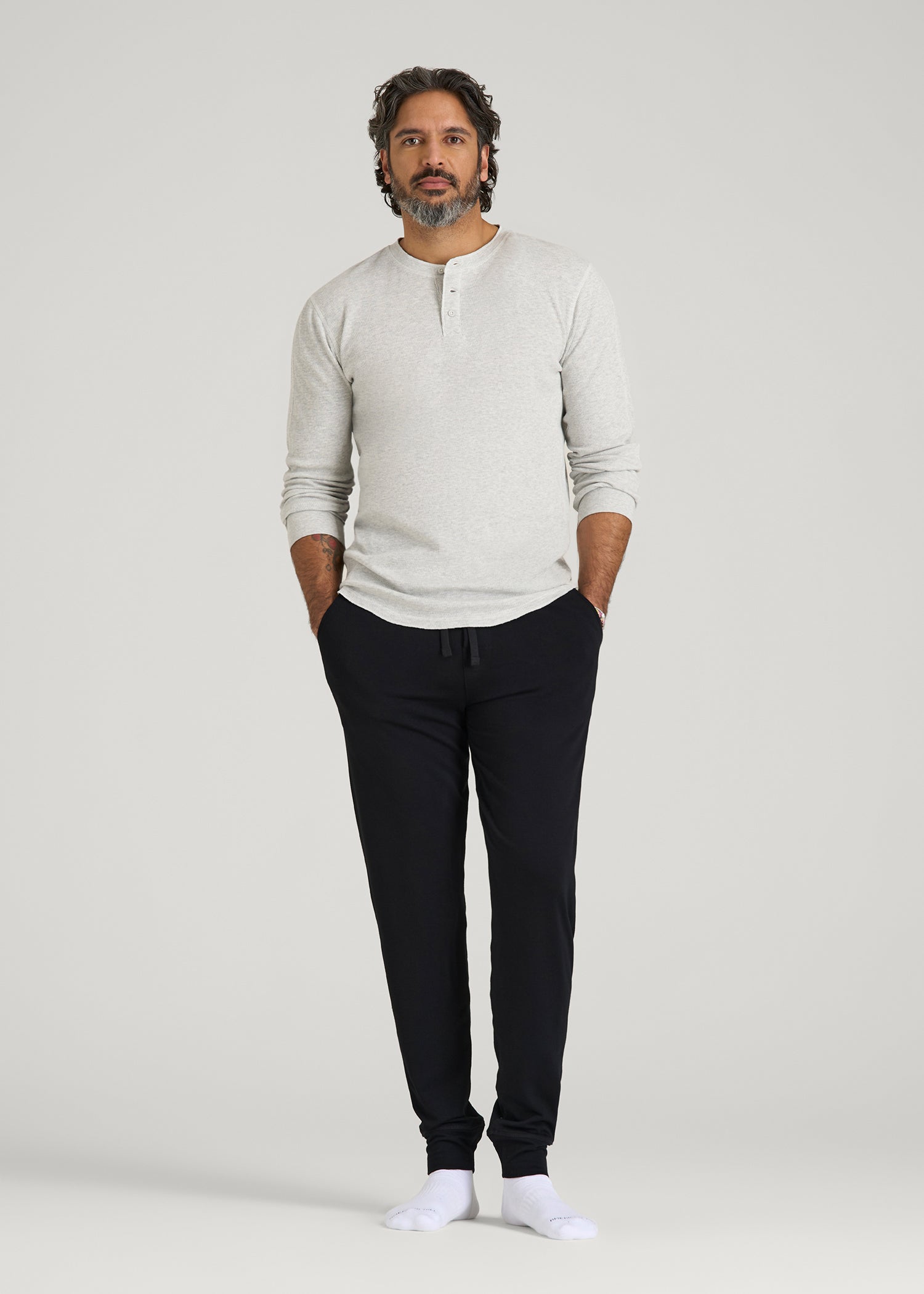 Sleep Joggers for Tall Men in Black