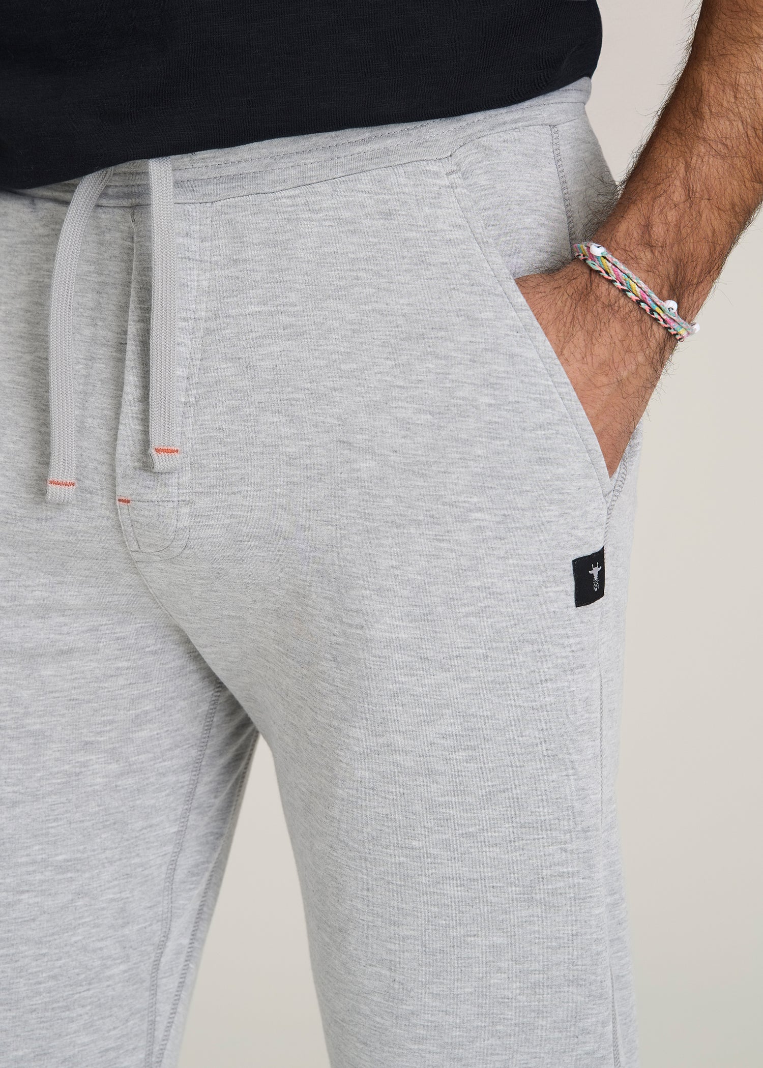 Sleep Joggers for Tall Men in Grey Mix