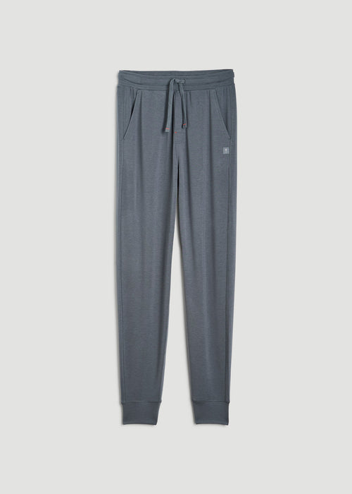 Sleep Joggers for Tall Men in Smoky Blue