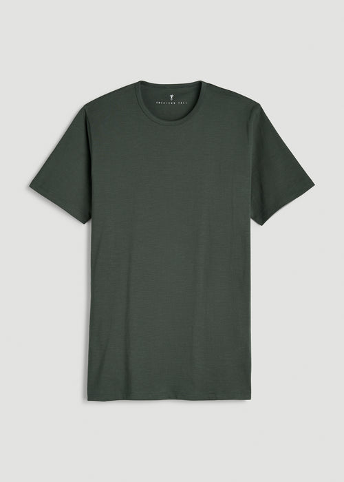 REGULAR-FIT Slub Tee for Tall Men in Boreal Forest