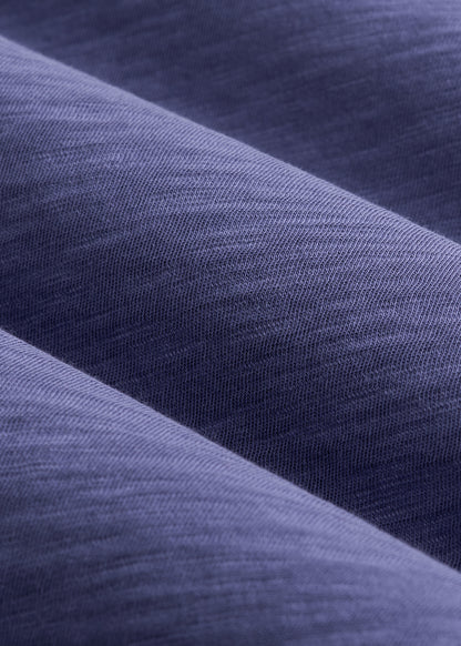 REGULAR-FIT Slub Tee for Tall Men in Future Dusk