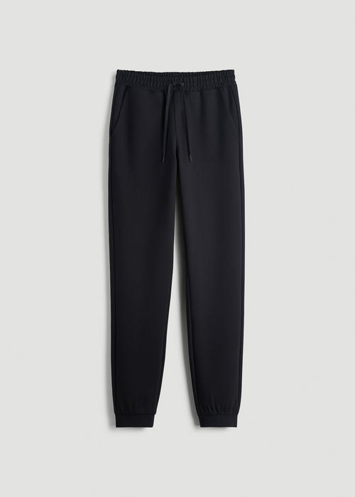 Soft Flex Ponte Jogger for Tall Men in Black